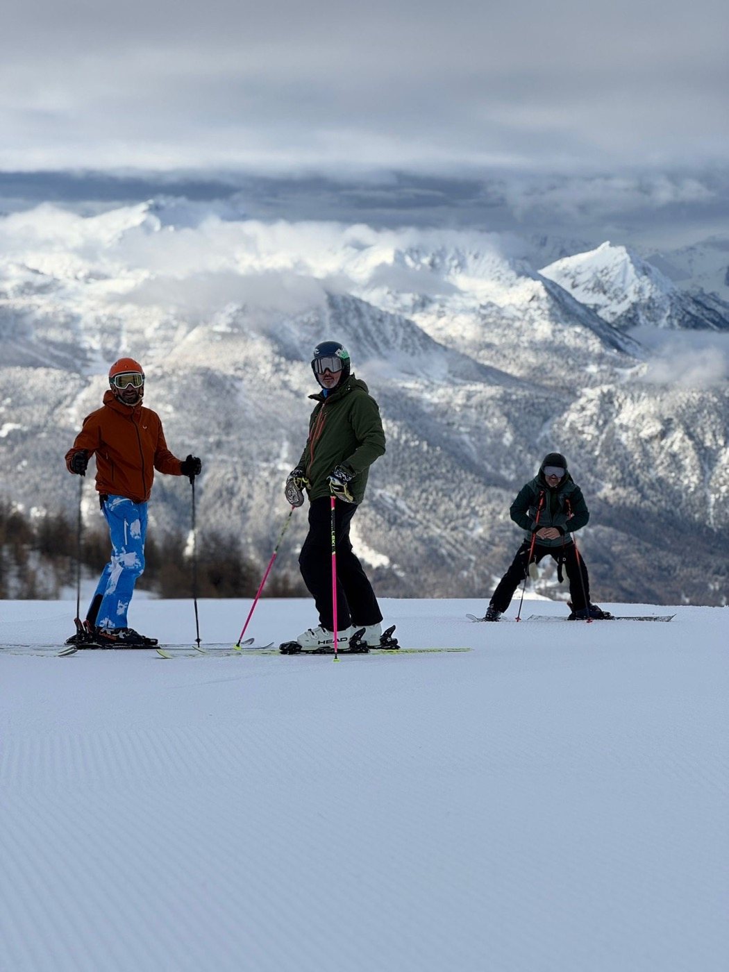 Gruppo Preskige Classic in pista a Sestriere